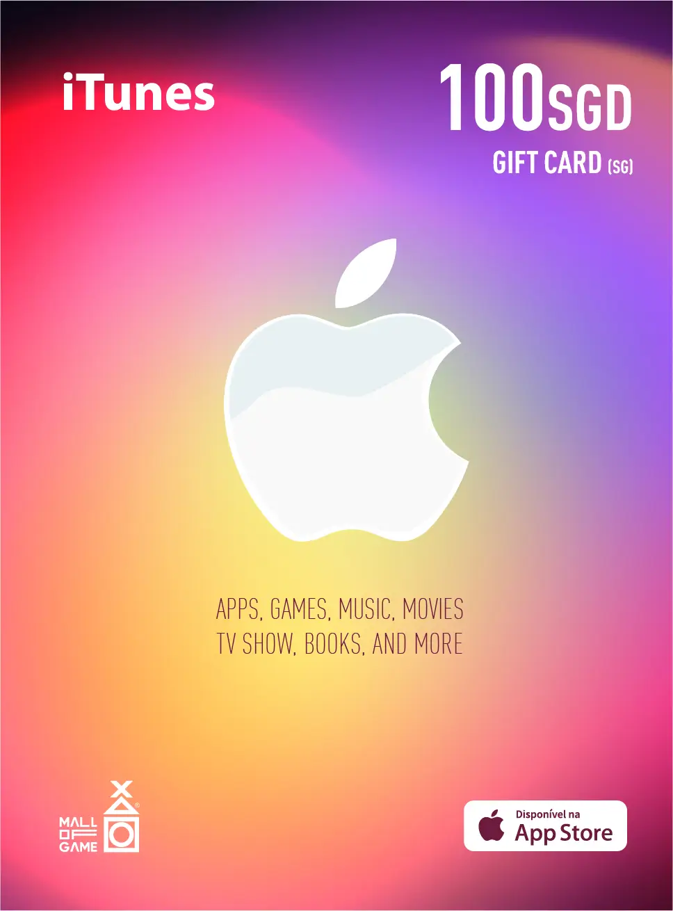 iTunes SGD100 Gift Card (SG)
